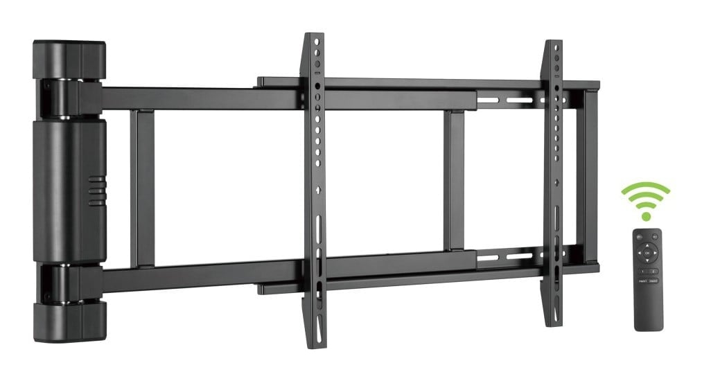 "Techly ICA-PLB 060M Support mural électrique pour TV 32-75"" LED/LCD 50kg avec télécommande"