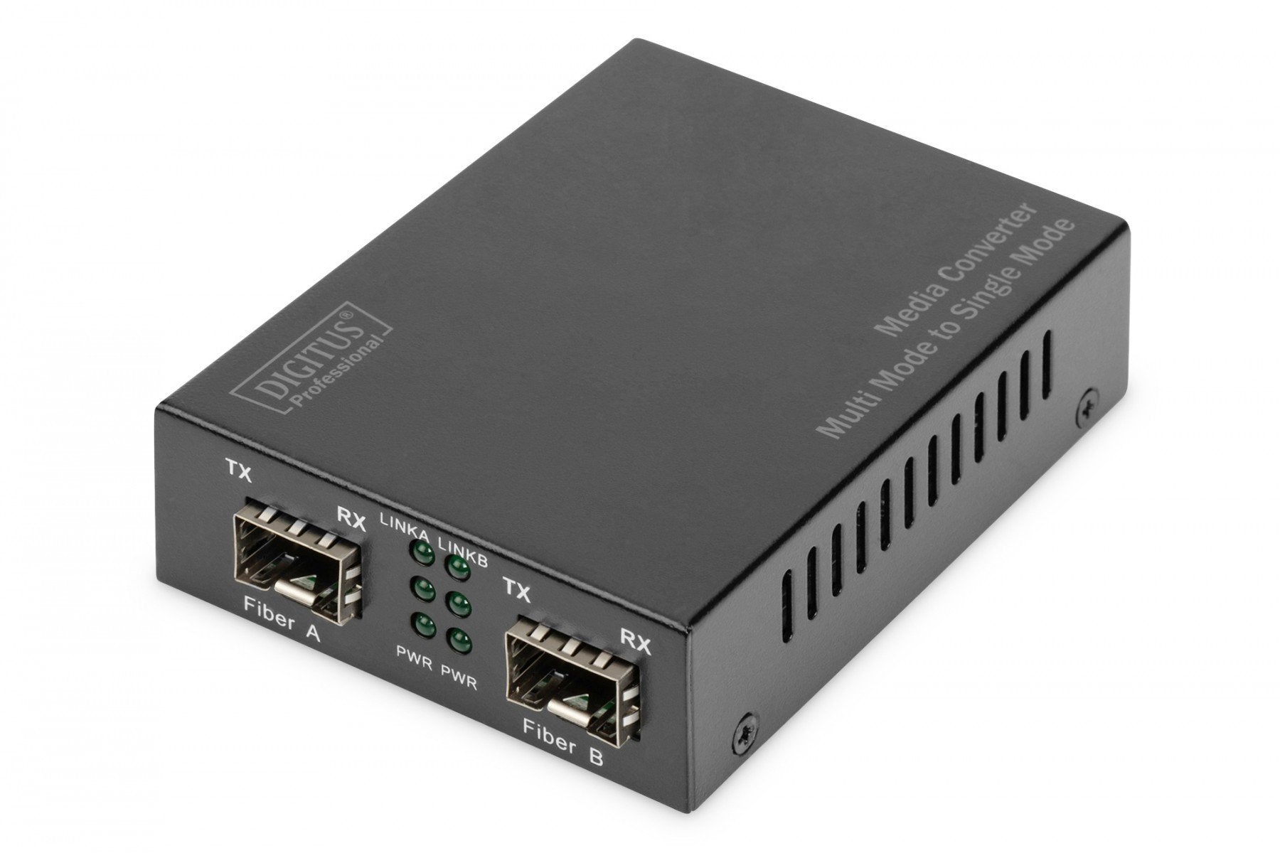 Digitus DN-82133 convertisseur de support réseau 1000 Mbit/s 1550 nm Multimode, Monomode Noir