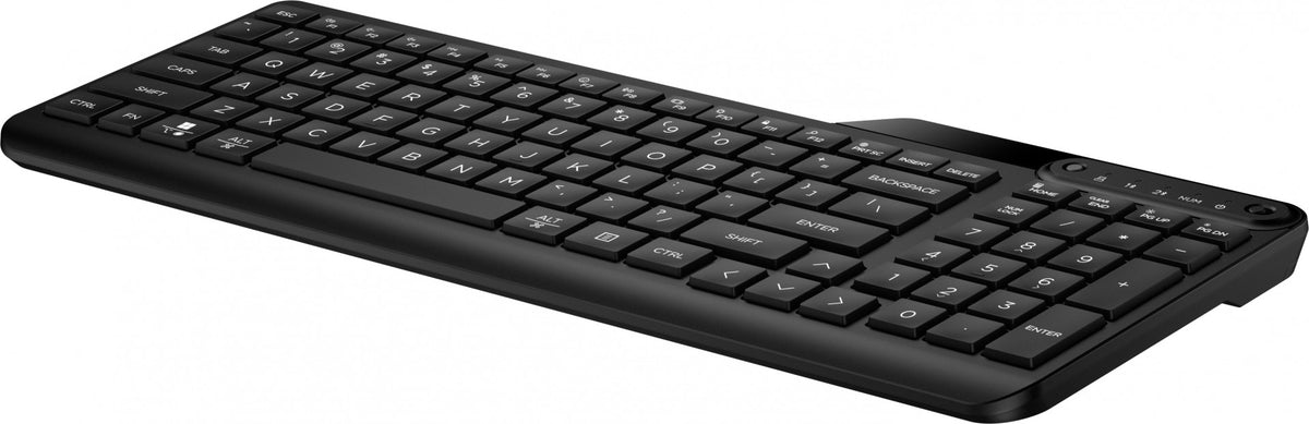 Clavier sans fil HP 475 mode double - récepteur USB + Bluetooth - noir QWERTY (7N7B9AA#ABB)