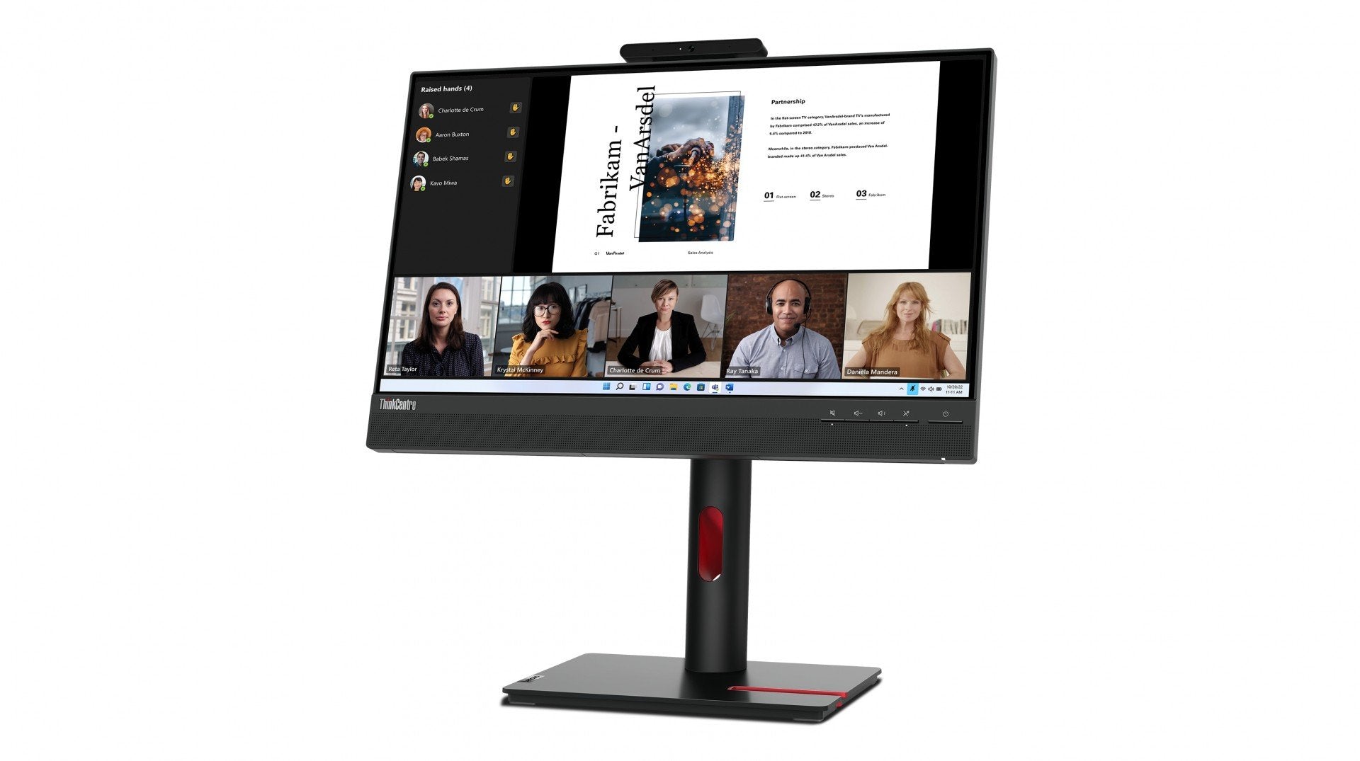 LENOVO ThinkVision TIO22 G5 21.5p IPS WLED 16:9 250cd/m2 4ms HDMI DP USB