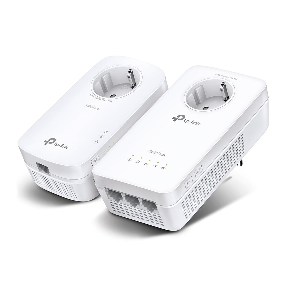 TP-Link TL-WPA8631P KIT Adaptateur réseau CPL 300 Mbit/s Ethernet/LAN Wifi Blanc 2 piece(s)
