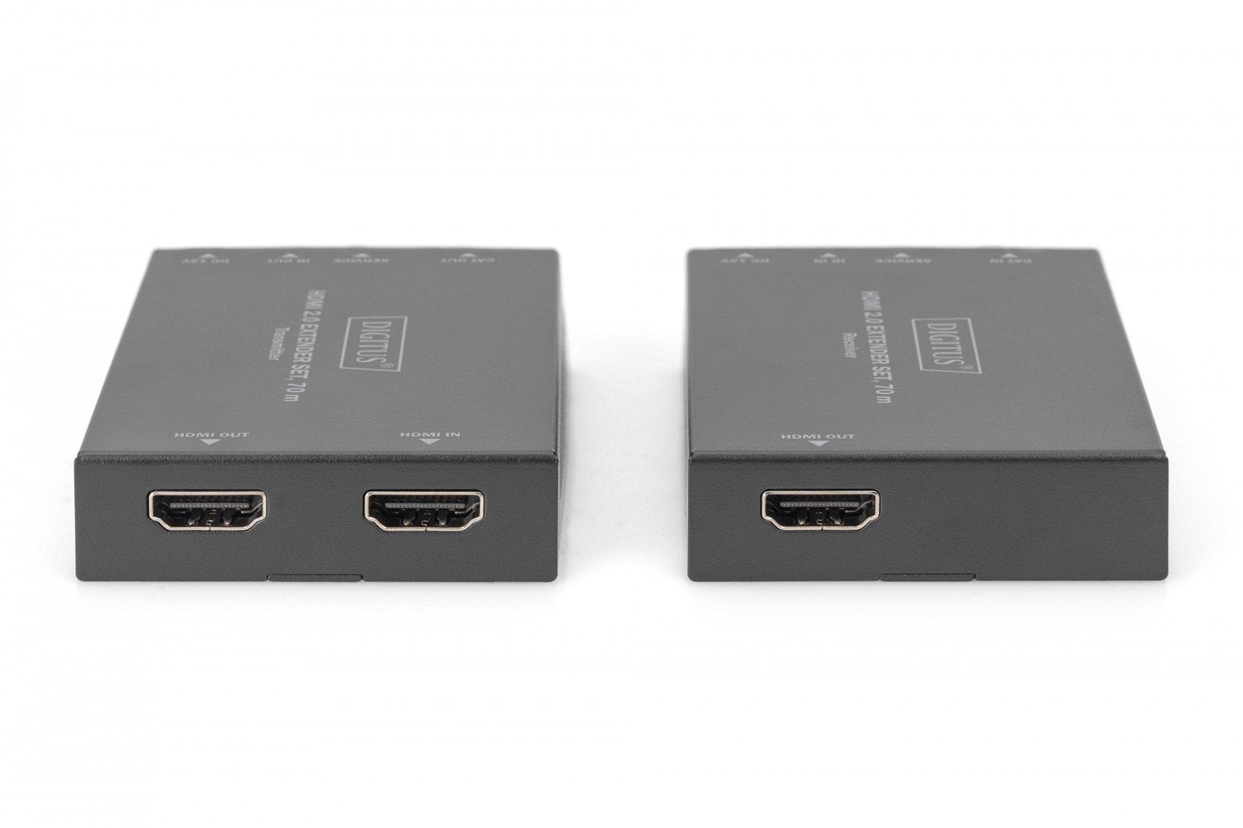 Digitus DS-55506 extension audio/video Émetteur et récepteur AV Noir