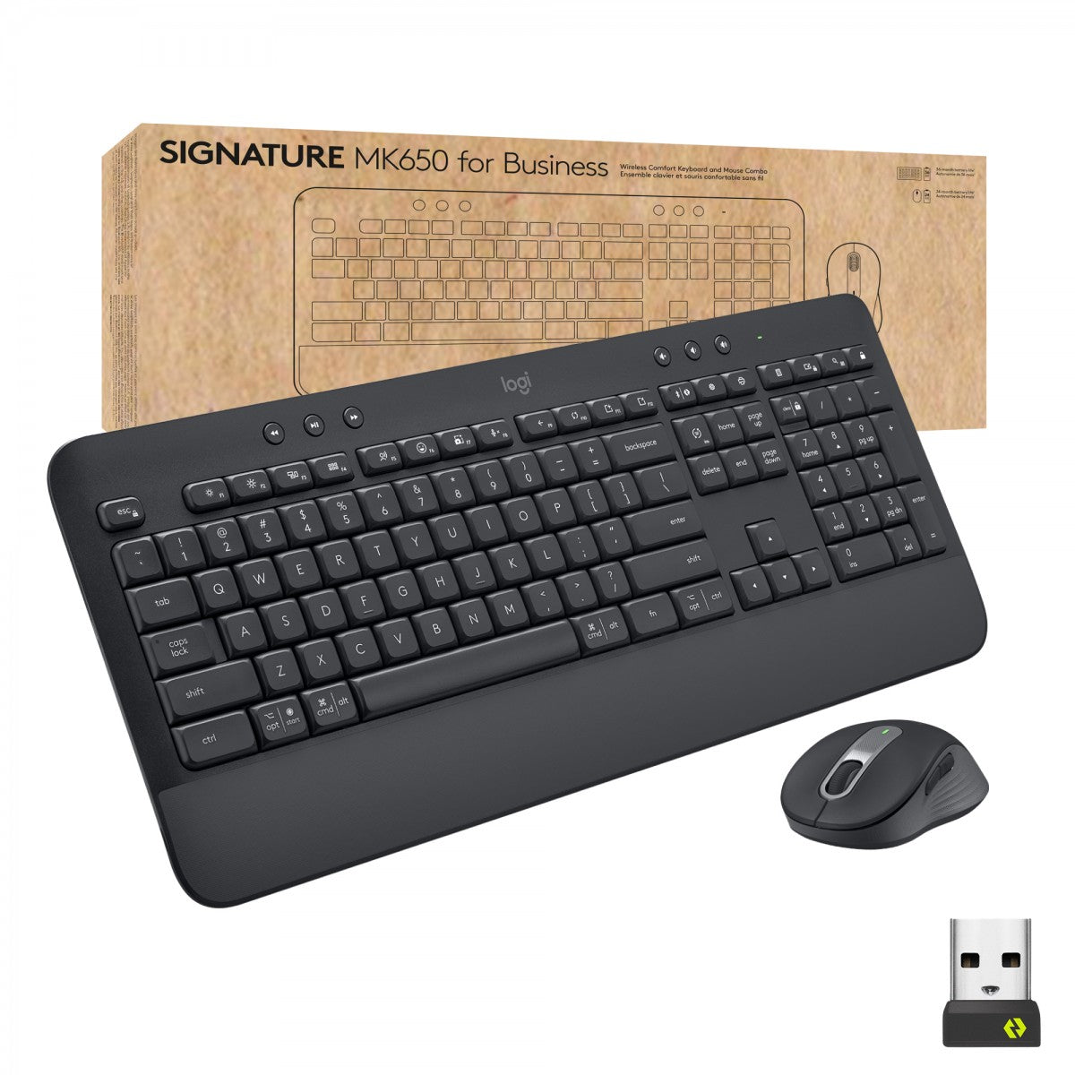 LOGITECH Signature MK650 Combo for Business - GRAPHITE - (CH) - CENTRAL