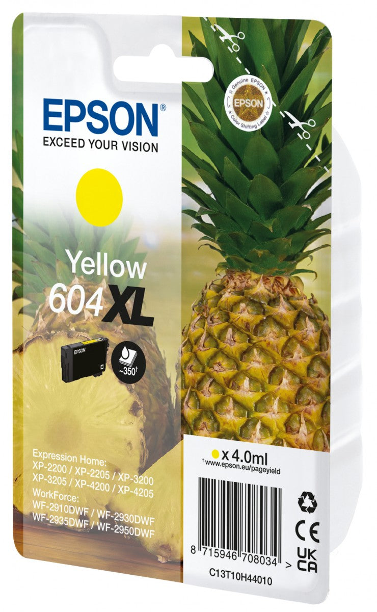 EPSON 1LB Singlepack Yellow 604XL Ink w/s