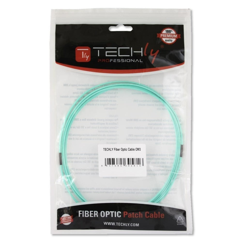 Intellinet Fiber cable LC-LC duplex 2m MM 50/125 OM3