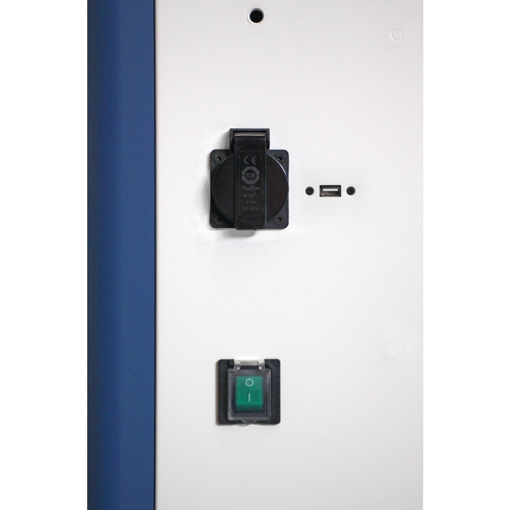 Techly I-CABINET-30DUTY Armoire de chargement pour 30 tablettes 30 ports USB 5V 30 prises AC
