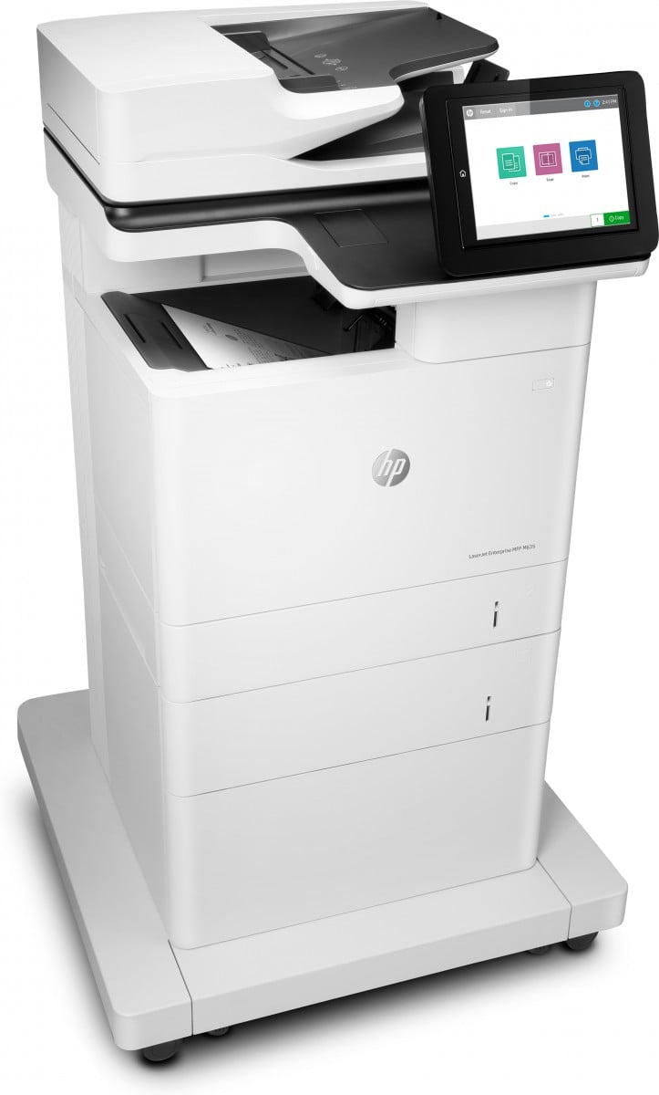 HP LaserJet Enterprise MFP M635fht MFP Mono laser 216x864mm A4 61ppm Copy 61ppm Print 1200sheets USB LAN
