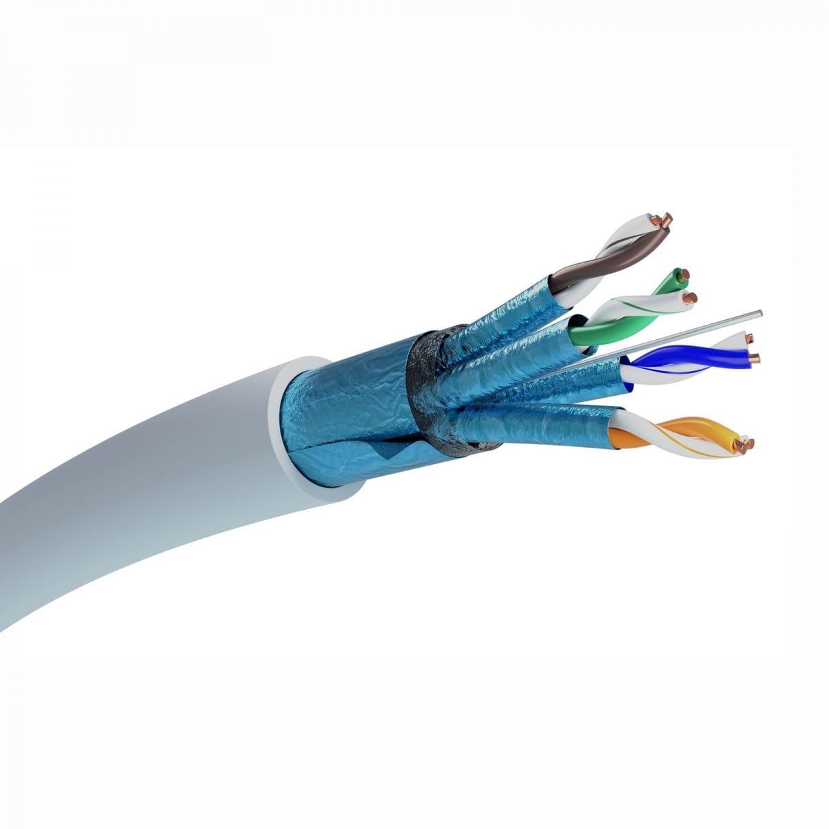 Extralink EX.96594 Câble réseau intérieur Cat6A F/FTP 100m