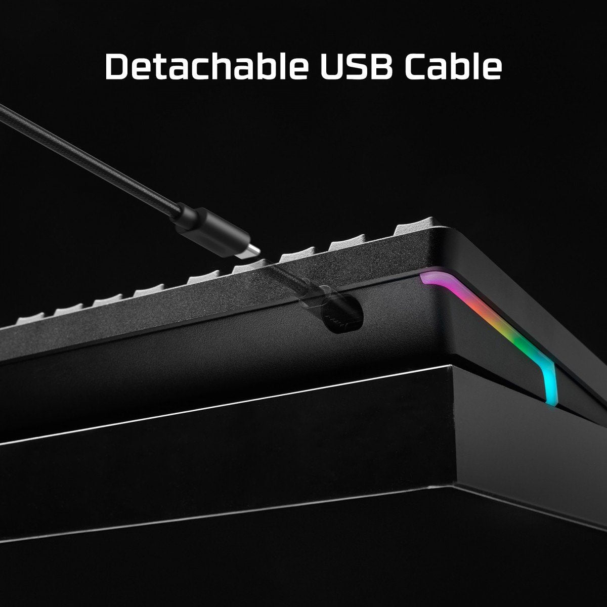 Clavier mécanique HyperX Alloy Rise RGB - Interrupteurs linéaires HyperX - QWERTY US INT