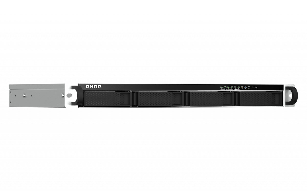 QNAP 4-bay short depth 12p rackmount NAS Intel Celeron N5105/N5095 quad-core