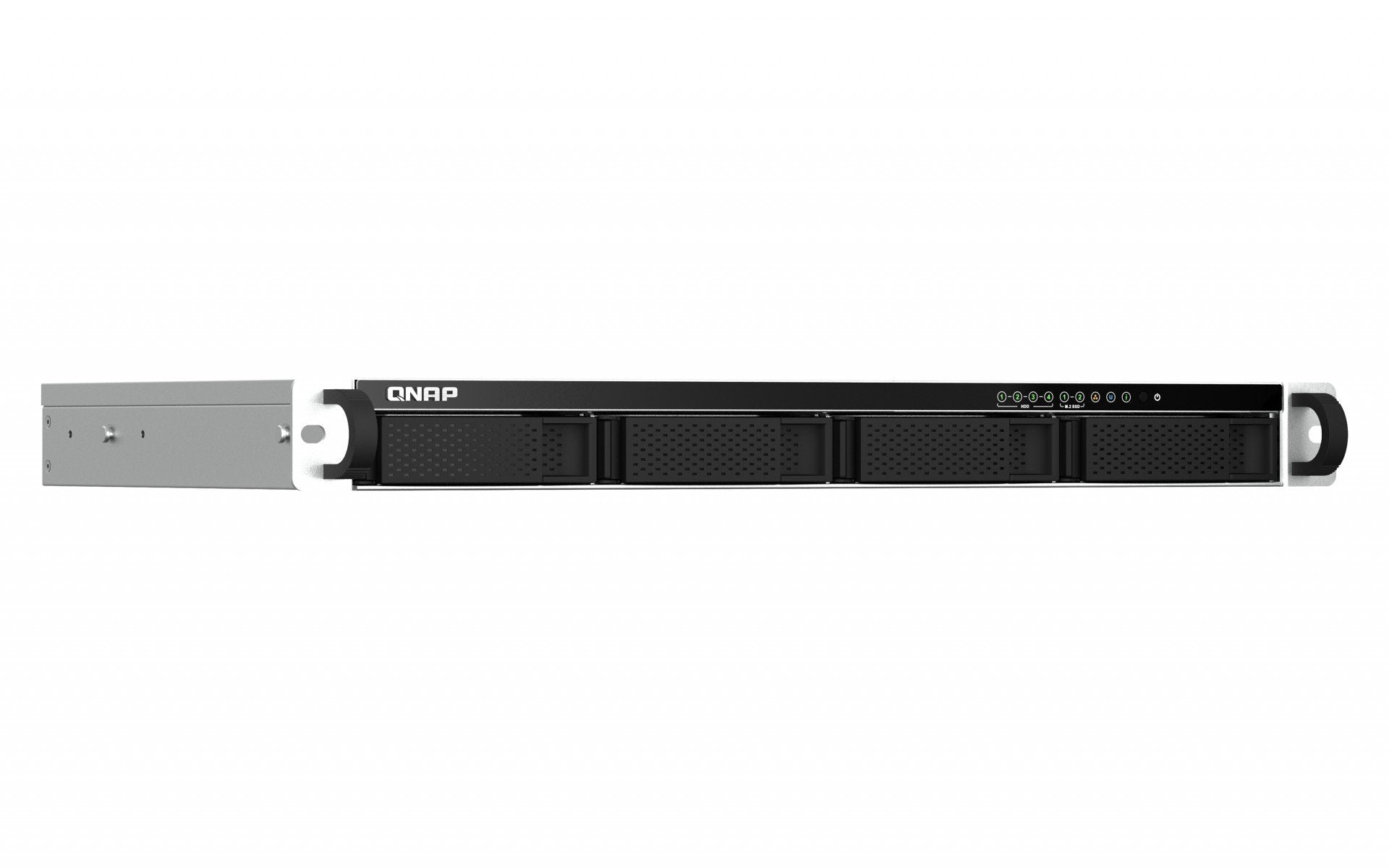 QNAP 4-bay short depth 12p rackmount NAS Intel Celeron N5105/N5095 quad-core