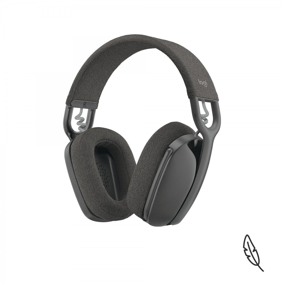 LOGITECH Zone Vibe 100 Headset full size Bluetooth wireless graphite