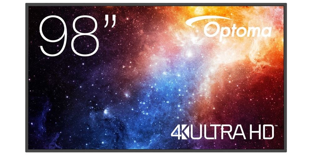 OPTOMA N3981K Écran LED 98" - 4K UHD (3840 x 2160) - 4Go/32Go - 500cd/m - Android 11- sans fil 2.4G/5G - 3H + USB-C- RJ45