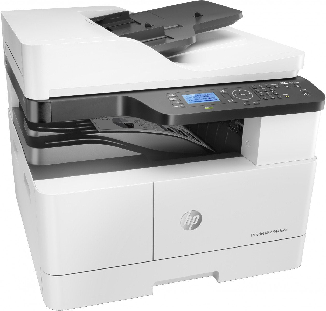 HP LaserJet MFP M443nda A3 monochrom USB scan copy 25ppm