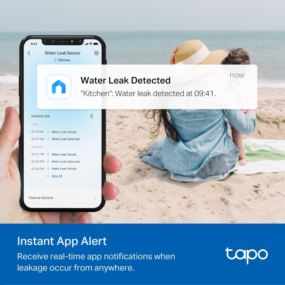 TP-LINK Tapo T300 Smart Water Leak Sensor
