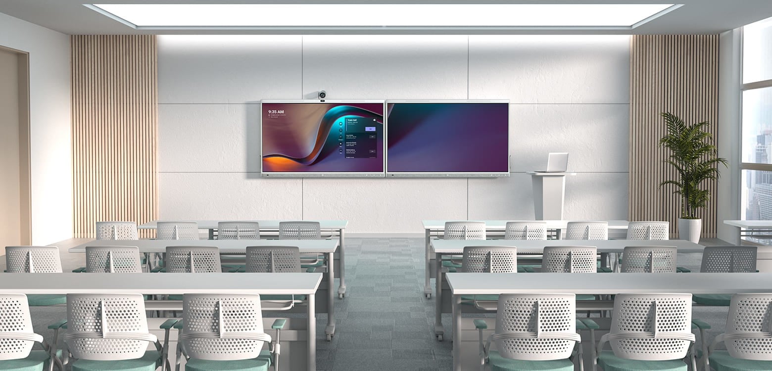 "Yealink MeetingBoard Écran plat interactif 165,1 cm (65"") LED Wifi 4K Ultra HD Noir Écran tactile Intégré dans le processeur Android 10"