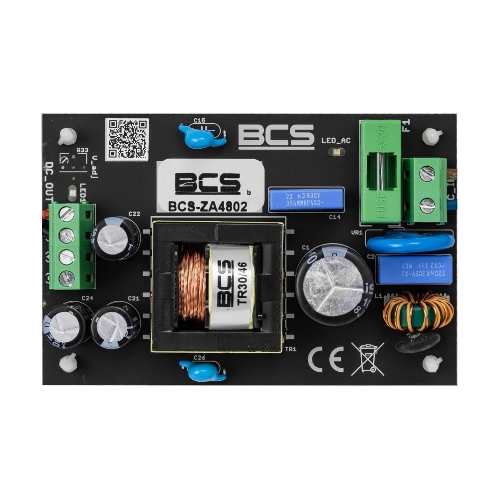 BCS BCS-ZA4802 Alimentation 48V 2A 90W avec protection pour installation