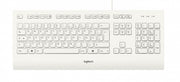 Logitech K280E Pro f/ Business clavier Bureau USB QWERTZ Allemand Blanc