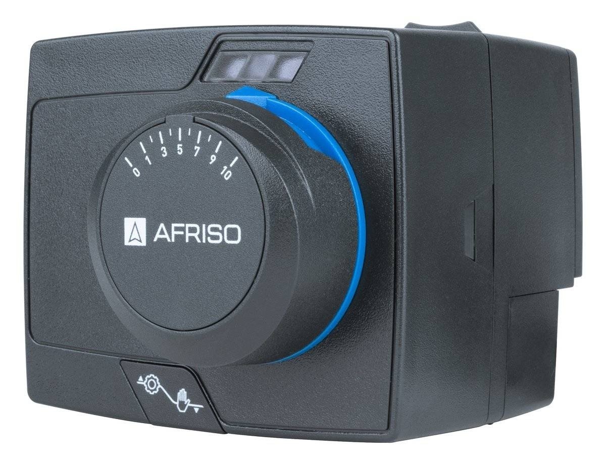 AFRISO 1434310 Actionneur électrique ARM 343 ProClick, 3 points, 230 V AC, 120 s, 6 Nm