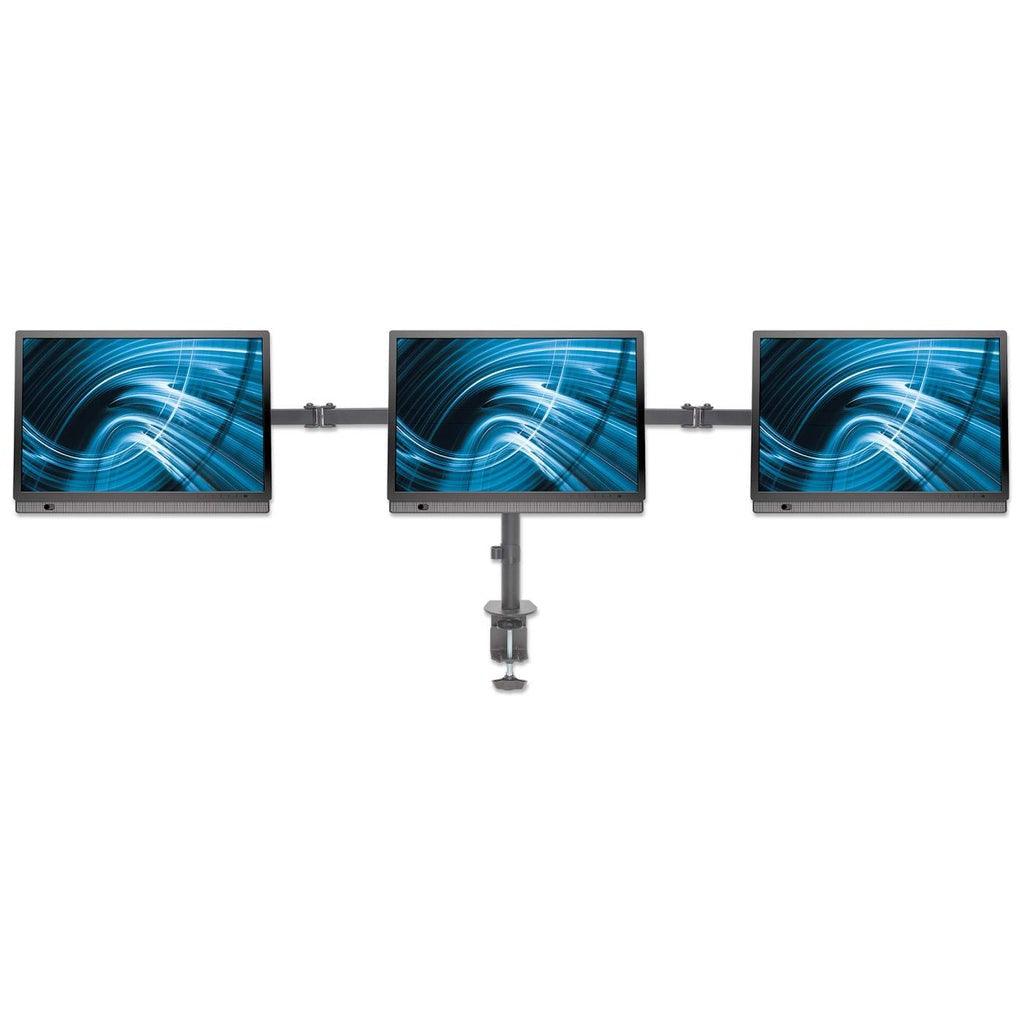 "Manhattan 461658 Bras de montage de bureau 3x LCD 27"""