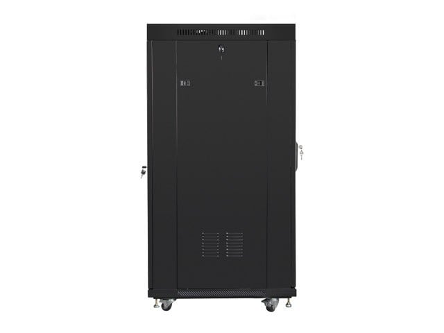 Lanberg FF01-6827-12BL - Rack autonome - 27U - 800 kg - Verrouillage des touches - Rails de rack - Pieds réglables