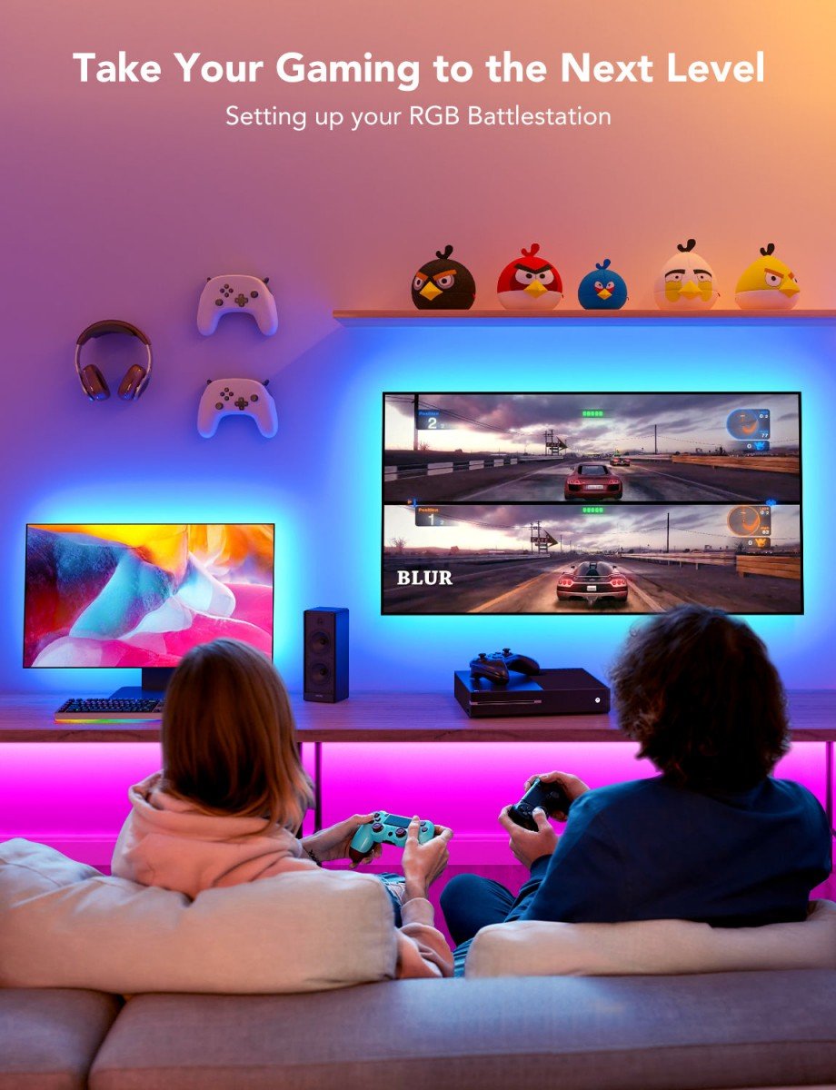 Govee H6179 rétroéclairage TV | Bande LED | pour TV 46-60 pouces, Bluetooth, RGB