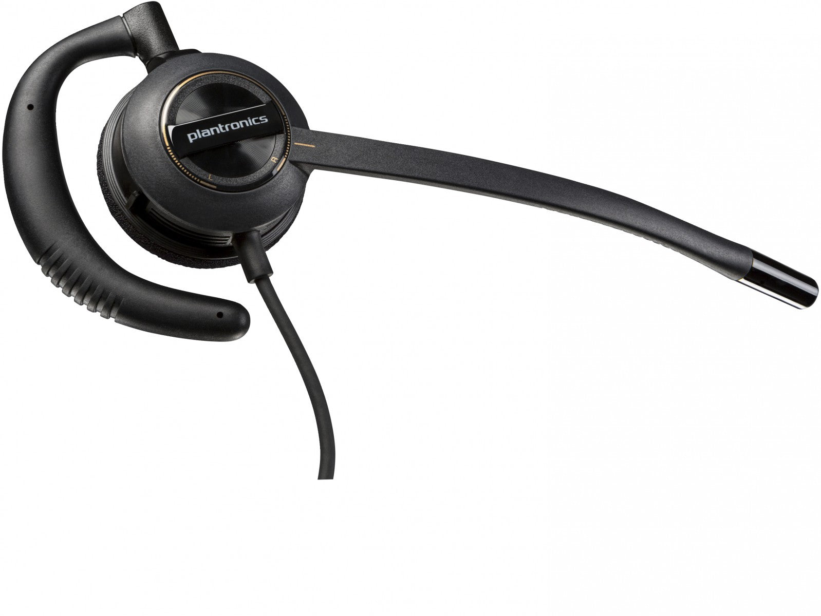 HP Poly EncorePro 530D with Quick Disconnect Discreet Digital Headset TAA Avec fil Crochets auriculaires Appels/Musique Noir