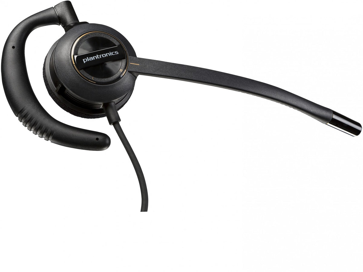 HP Poly EncorePro 530D with Quick Disconnect Discreet Digital Headset TAA Avec fil Crochets auriculaires Appels/Musique Noir