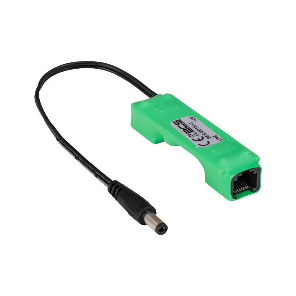 BCS BCS-SD15/12 Convertisseur PoE 48-56V vers 12V DC avec communication LAN