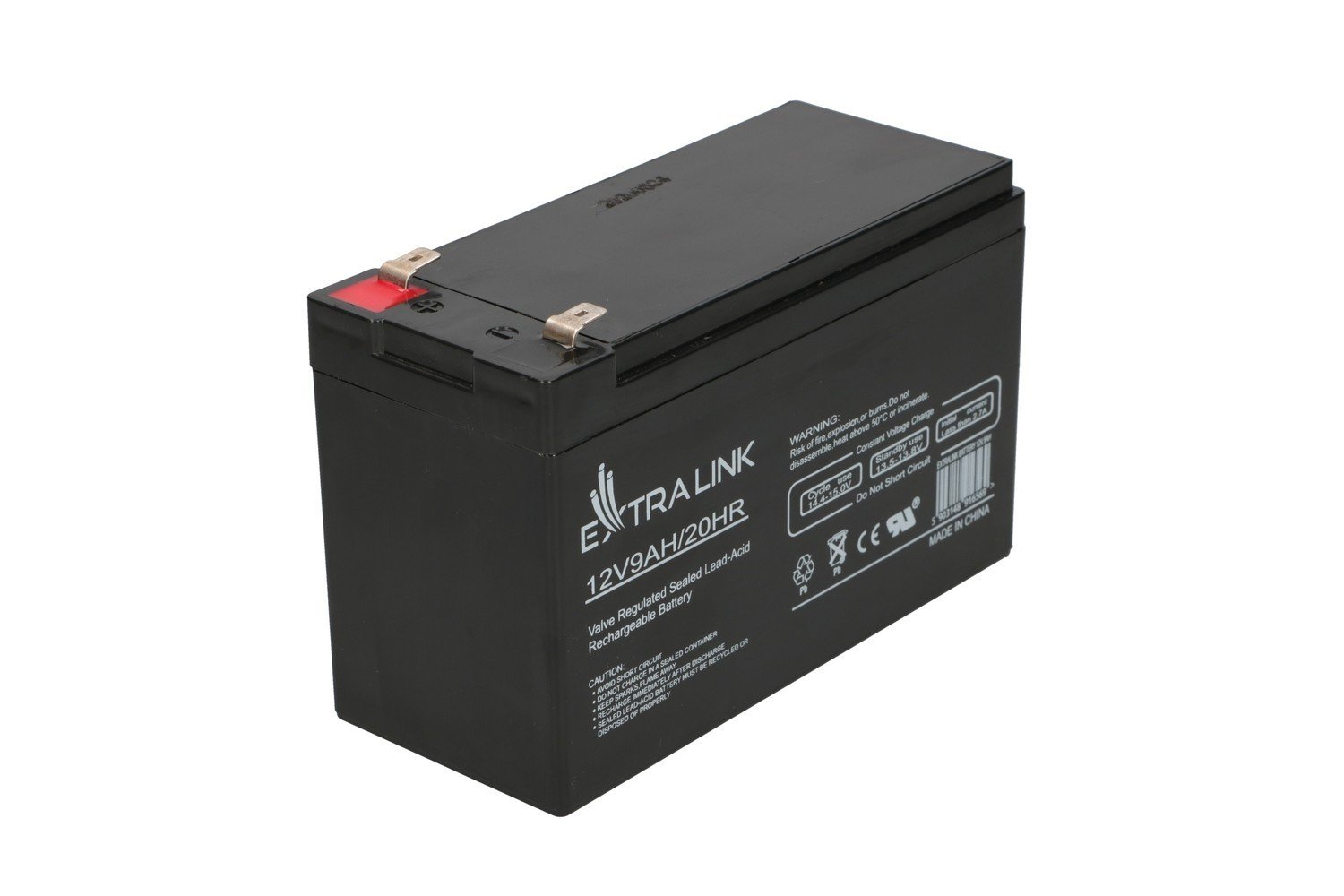 Extralink AKUMULATOR BATTERY ACCUMULATOR AGM 12V 9AH Sealed Lead Acid (VRLA)