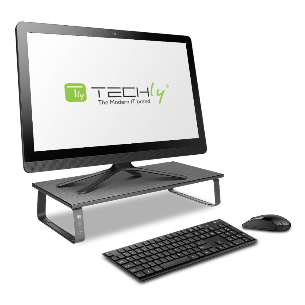 Techly ICA-MS 600TY Support de moniteur pour bureau