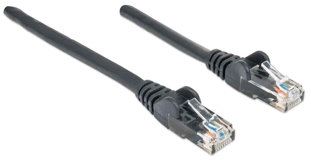 Intellinet 1m Cat6 câble de réseau Noir U/UTP (UTP)