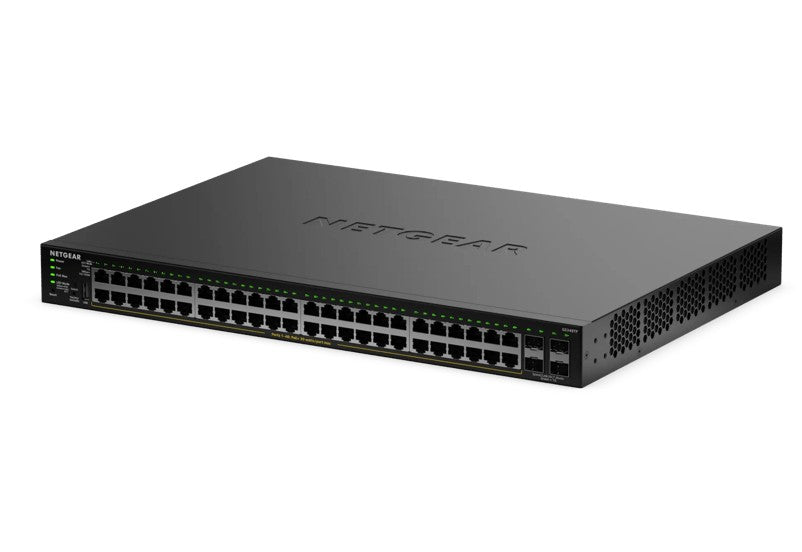 NETGEAR S350 Series 48-Port Gigabit Ethernet PoE+ Smart Managed Essentials Switch with 4 Dedicated SFP Ports