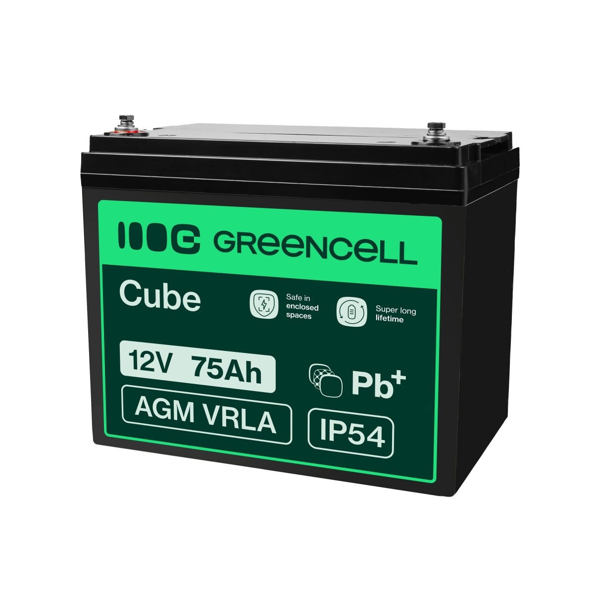 Green Cell AGM25 Batterie de l'onduleur Sealed Lead Acid (VRLA) 12 V 75 Ah