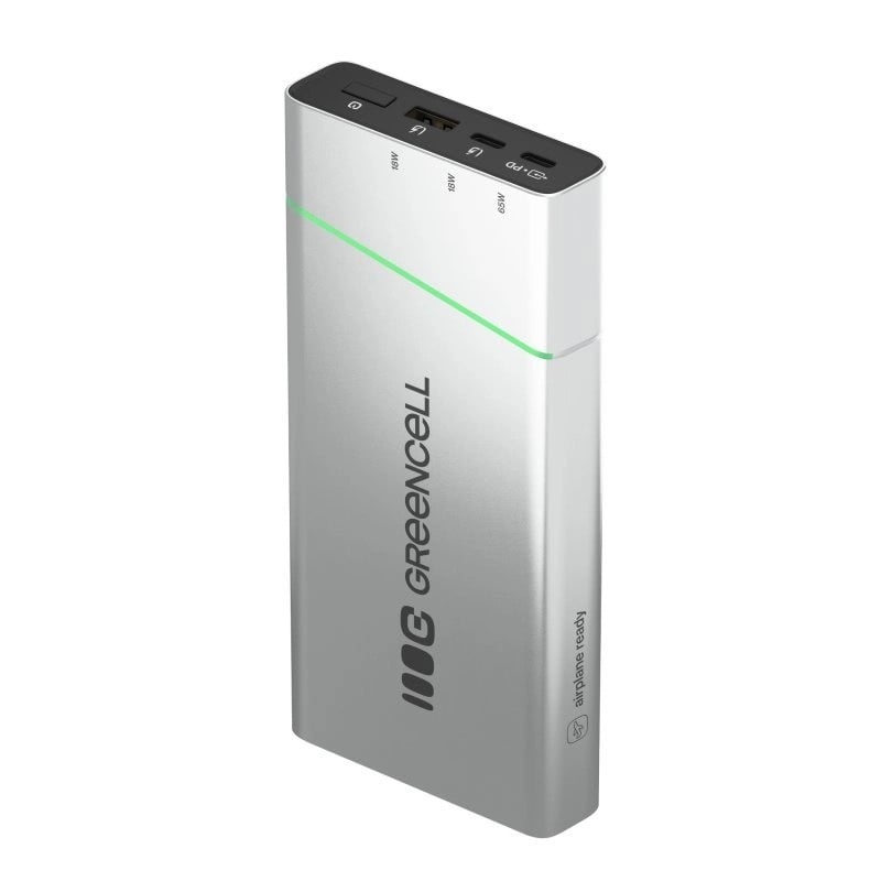 Green Cell PowerPlay Pro Powerbank 20800mAh 65W – charge rapide, PD, Ultra Charge, fabriqué en Pologne