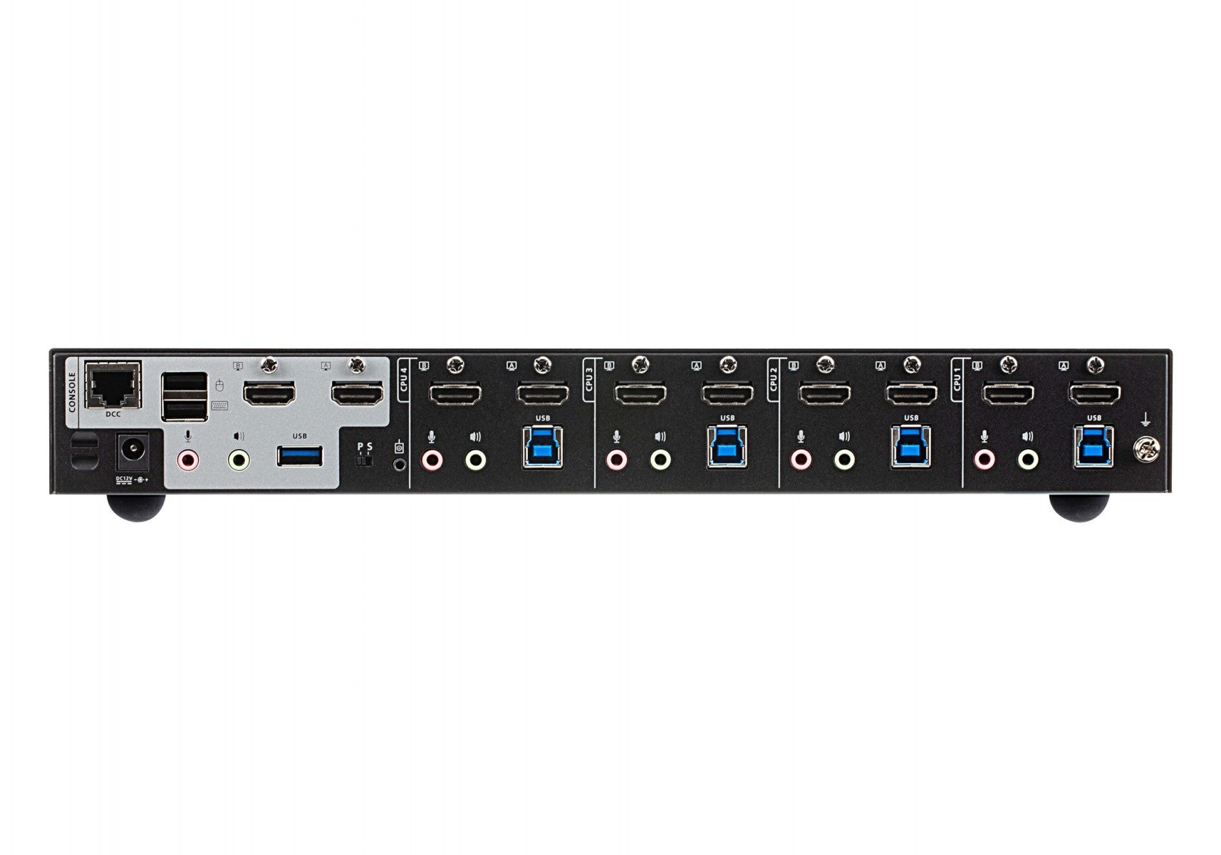 ATEN CS1844-AT-G commutateur écran, clavier et souris Noir