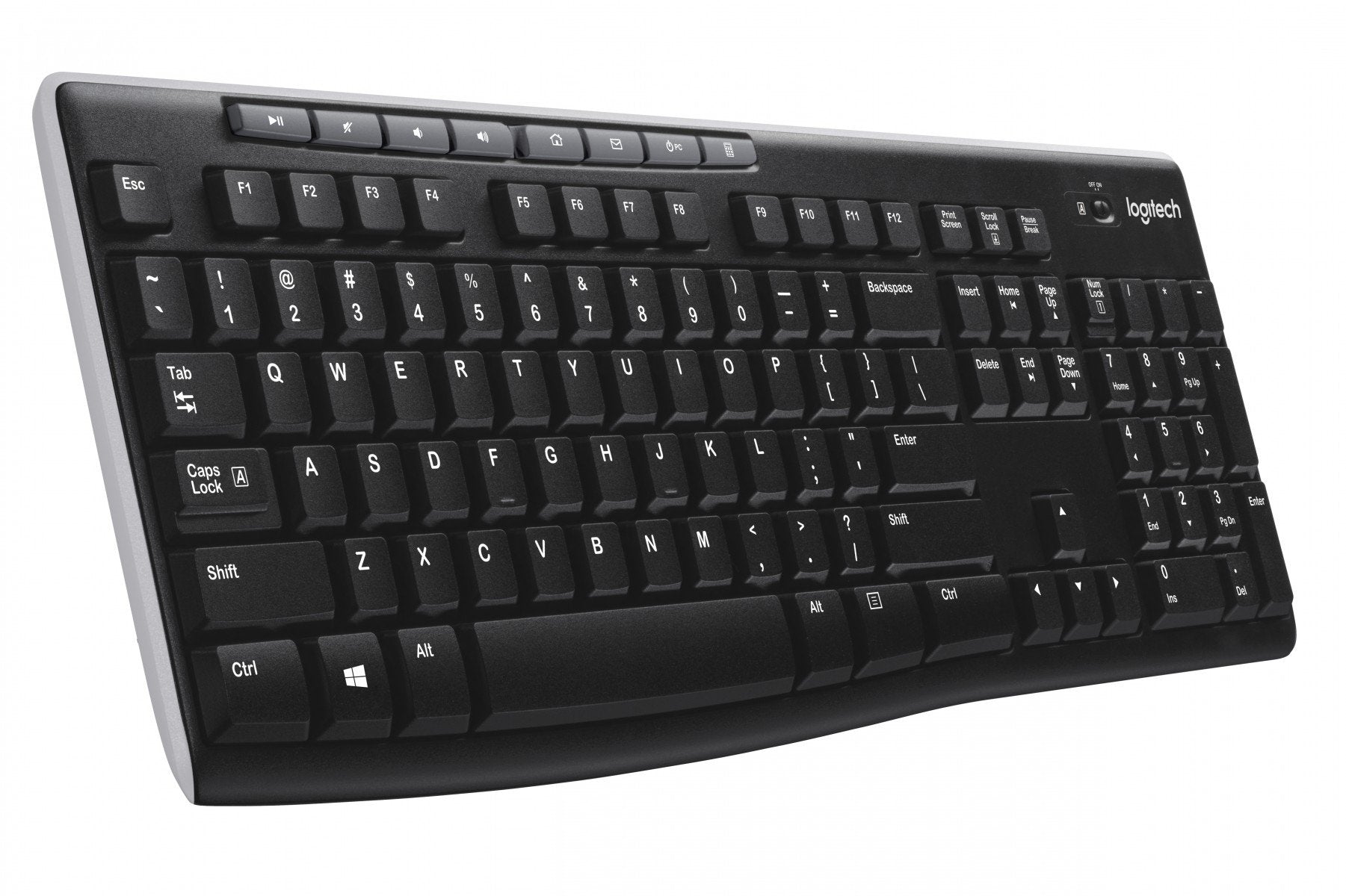 Logitech K270 clavier Universel RF sans fil QWERTY Néerlandais Noir