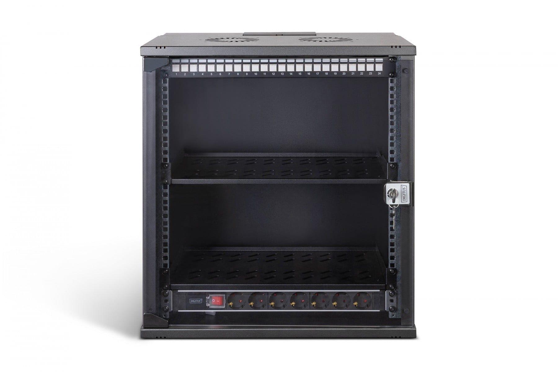 "Digitus DN-49207-SET Ensemble réseau SOHO Pro, 483 mm (19"") - 12U, 540 x 400 mm (l x p)"