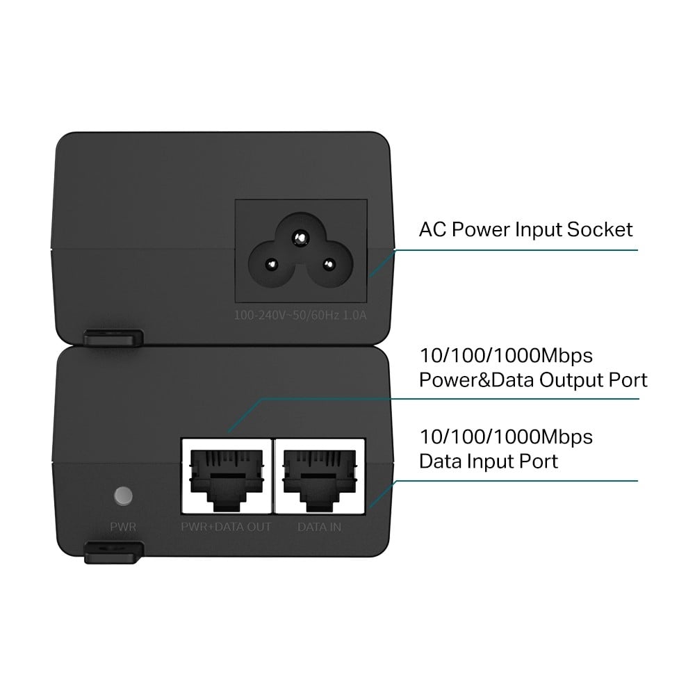 TP-LINK PoE+ Injector Adapter