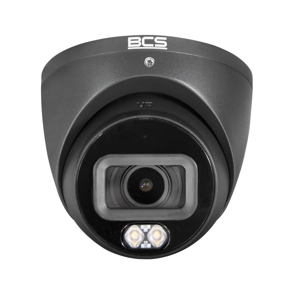 BCS BCS-L-EIP14FCL3-Ai1-G Caméra dôme IP 4MP avec technologie NightColor et microphone, IP67
