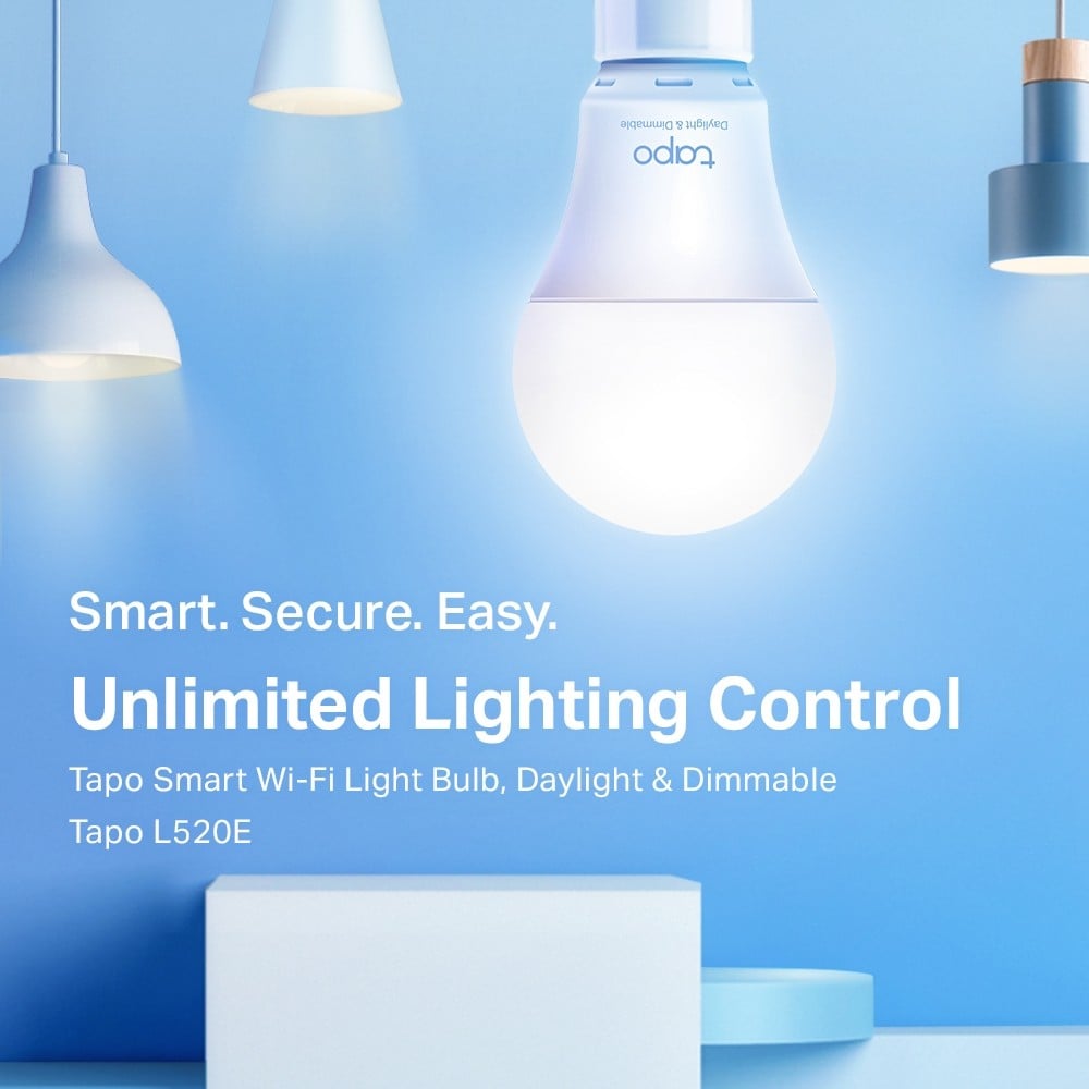 TP-LINK TAPO L520E Smart Wi-Fi Light Bulb Daylight & Dimmable