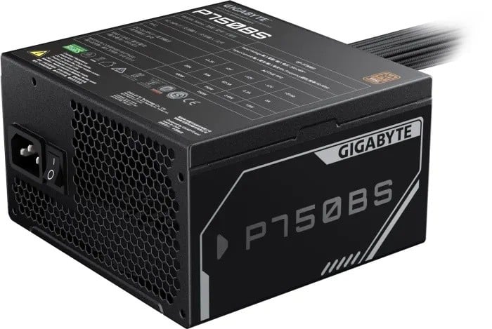 GIGABYTE P750BS unité d'alimentation d'énergie 750 W 20+4 pin ATX Noir