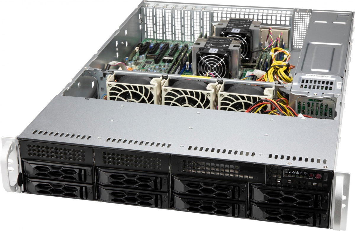 Supermicro CSE-LA25TQC-R609LP unité centrale Support Noir 600 W