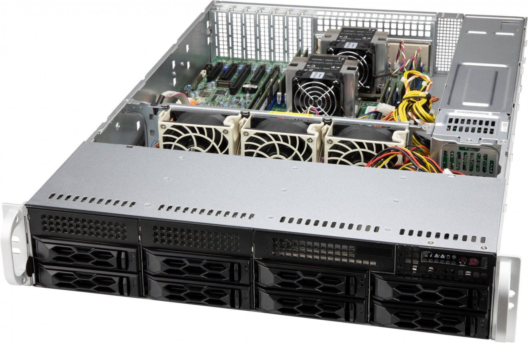 Supermicro CSE-LA25TQC-R609LP unité centrale Support Noir 600 W