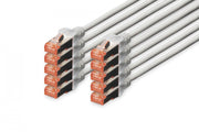 Digitus DK-1644-030-10 câble de réseau Gris 3 m Cat6 S/FTP (S-STP)