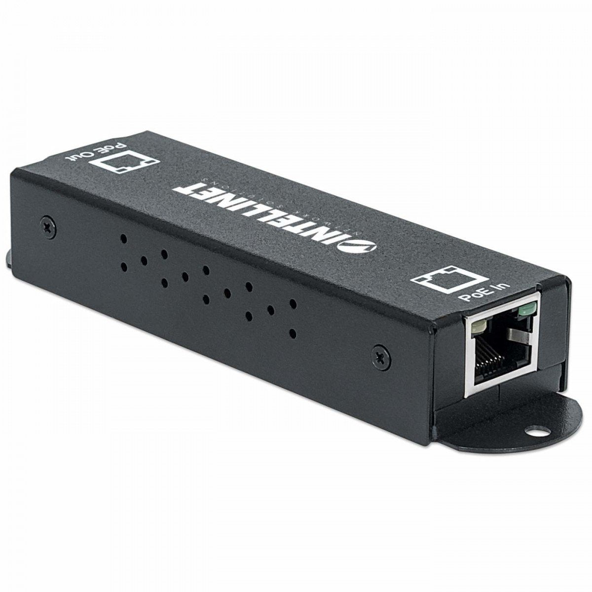 560962 - Gigabit Ethernet - 10,100,1000 Mbit/s - IEEE 802.3 - IEEE 802.3ab - IEEE 802.3af - IEEE 802.3at - IEEE 802.3u - Cat5 - Cat5e - Noir - Métal