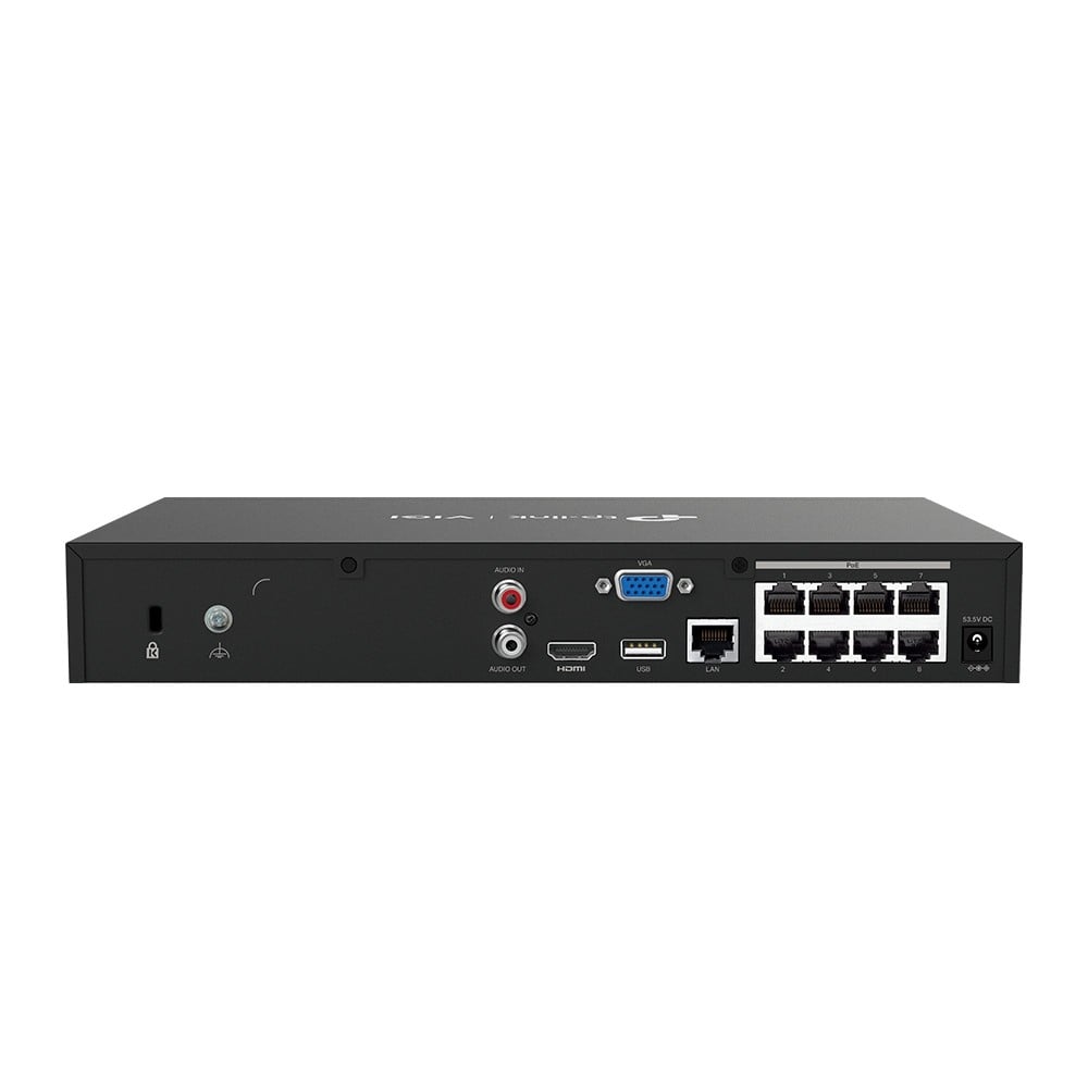 TP-LINK 8 Channel PoE+ Network Video Recorder 10/100 Mbps PoE+ 53W