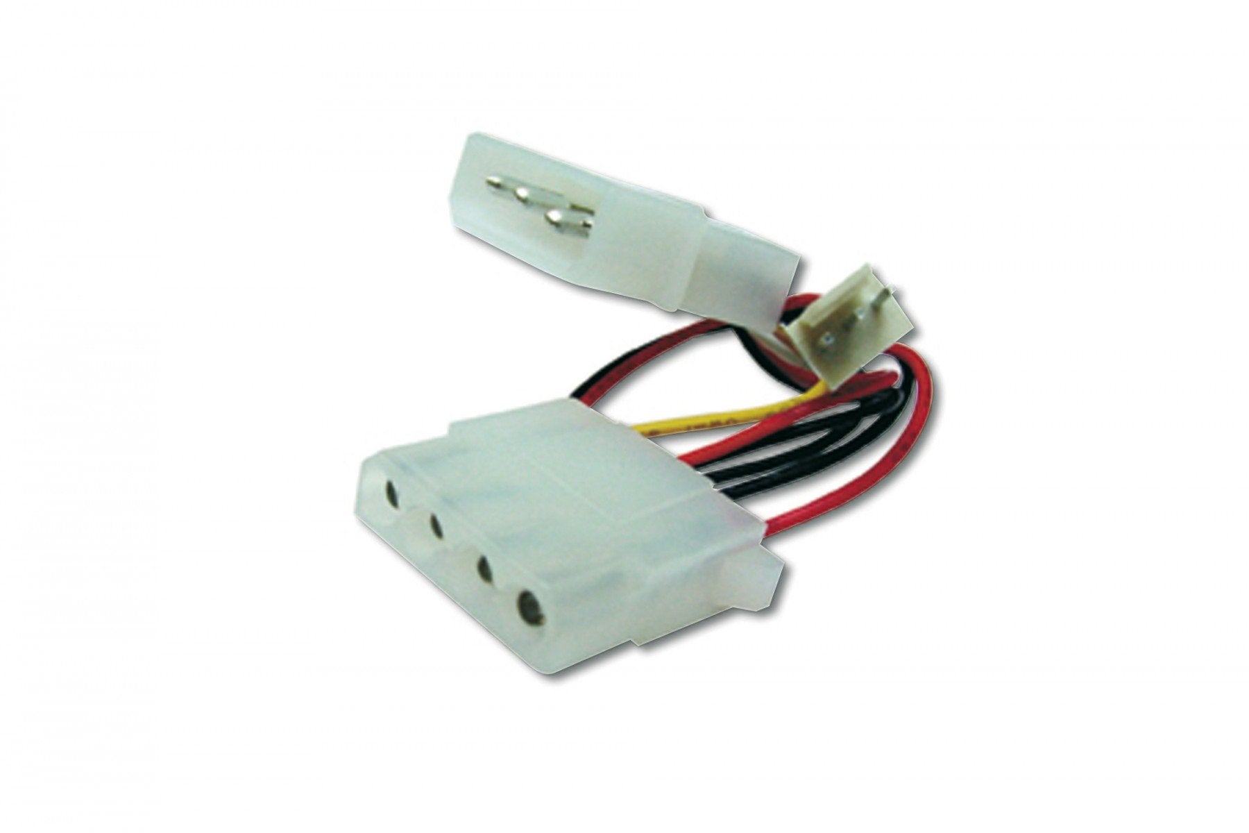 Câble d'alimentation interne 0,30 m, IDE - IDE + connecteur de ventilateur 3 broches