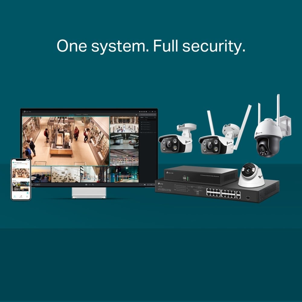 TP-LINK VIGI C340 2.8MM 4MP Outdoor Full-Color Bullet Network Camera 2.8mm