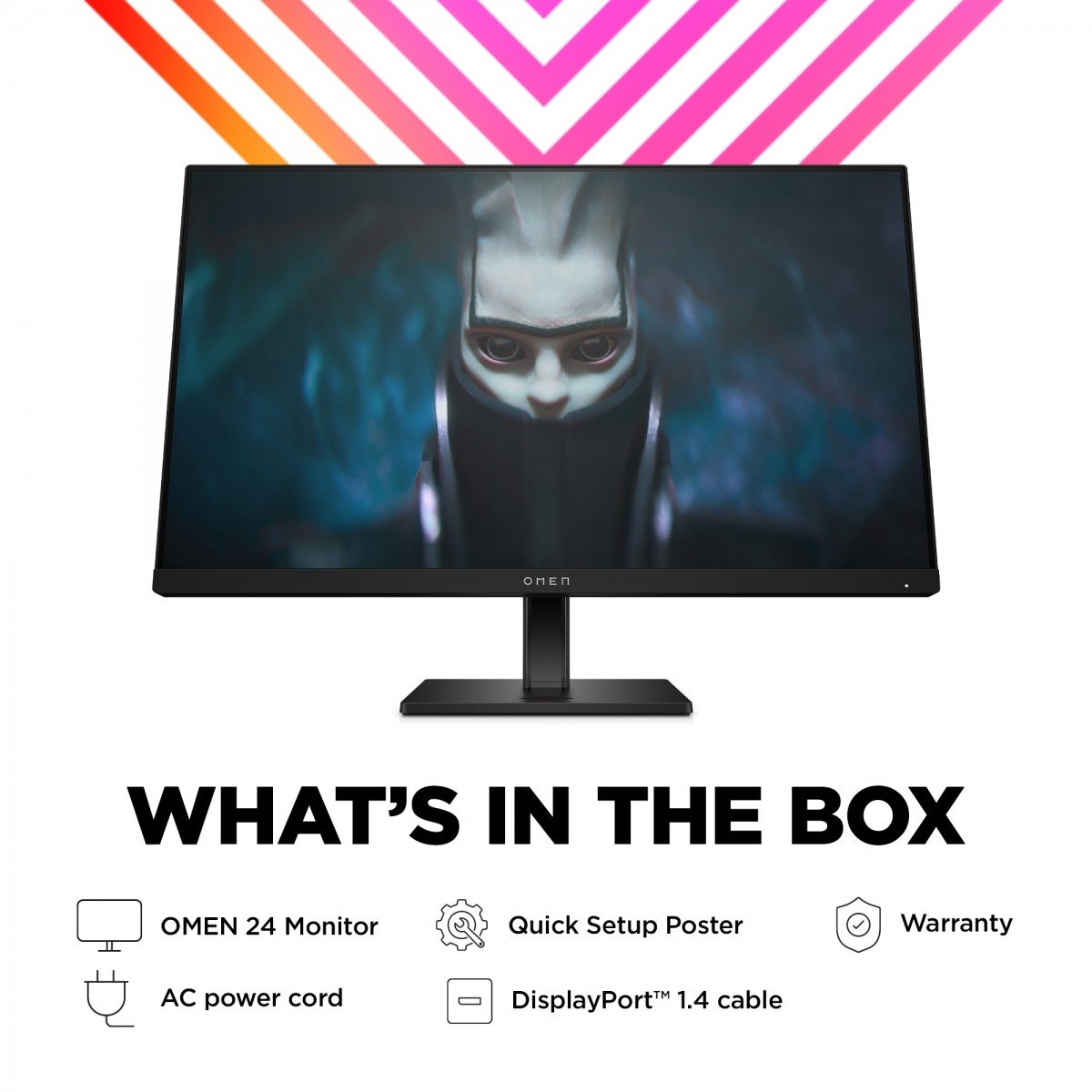 "OMEN by HP 23.8 inch FHD 165Hz Gaming Monitor - OMEN 24 écran plat de PC 60,5 cm (23.8"") 1920 x 1080 pixels Full HD LCD Noir"